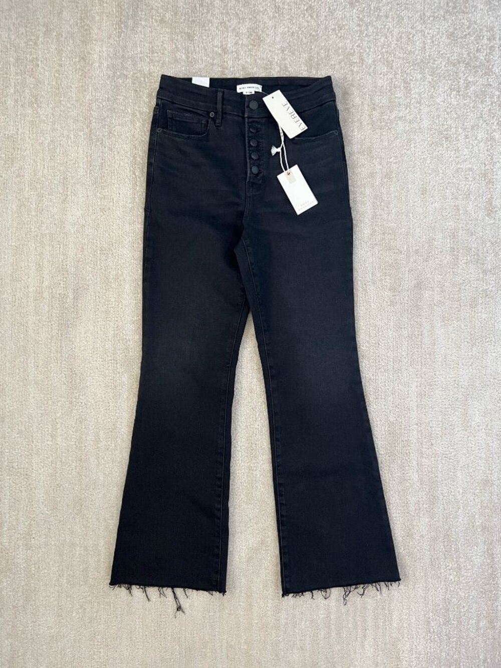 NWT Good American Good Legs Crop Mini Bootcut Jeans 2/26 High Rise